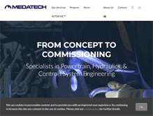 Tablet Screenshot of medatech.ca